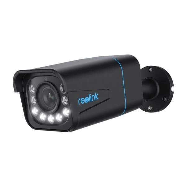 Reolink Smart Sikkerhedskamera, 4K Ultra HD, 5X Optisk Zoom,Sort Kamera