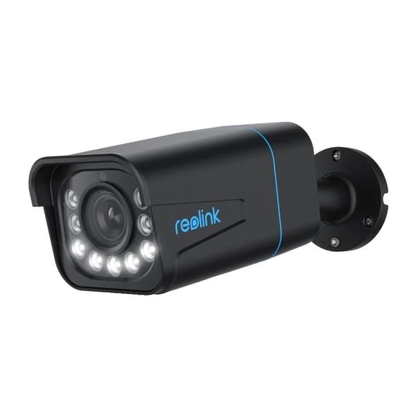 Reolink Smart Sikkerhedskamera, 4K Ultra HD, 5X Optisk Zoom,Sort Kamera