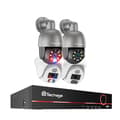 Miniatyrbild 1 av 2: Techage Kamerasystem, 8CH NVR, Fullfärgsnattseende,1T, 8MP 8CH 4Kamera