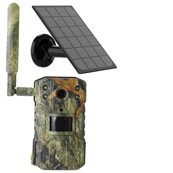 4MP Soljagt Trail Kamera, PIR Bevægelsesdetektion, 170 Graders Synsvinkel,4G Tilføj 128GB