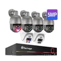 Miniatyrbild 1 av 2: Techage Kamerasystem, 8CH NVR, Fullfärgsnattseende,1T, 5MP 8CH 6Kamera B