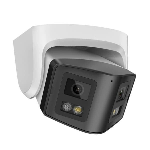 4MP Kaksoislinsseillä varustettu turvakamera, 30M IR-etäisyys, Plug & Play Hikvision NVR:n kanssa,8mp torni