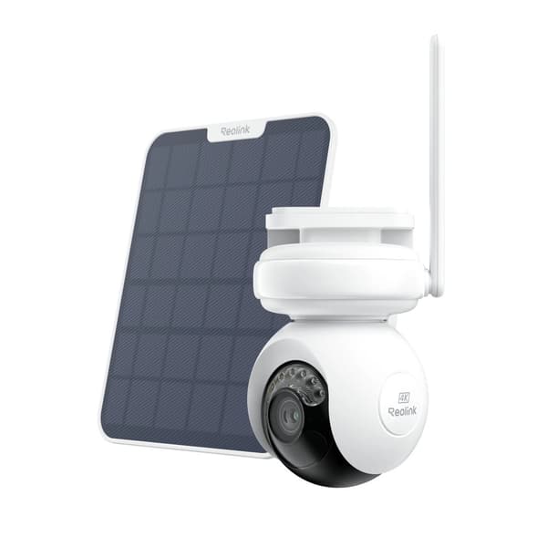 4K WiFi-säkerhet, automatisk spårning, färg-nattvision,Cam Lägg till Solpanel