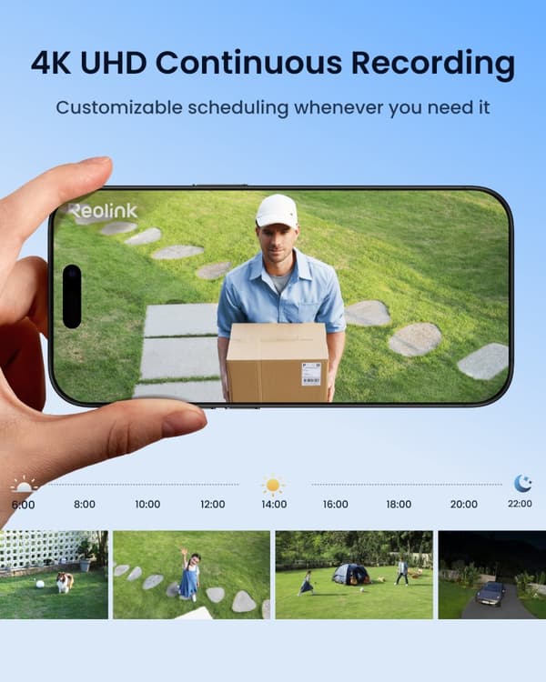 4K WiFi-turvakamera, älykodin yhteensopiva, tekoälytunnistusominaisuudet,HomeHub Lisää 1Cam -paketti