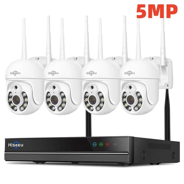 16CH NVR säkerhetssystem, 5MP hög upplösning, IP66 vattentålig,EU-plugg, 16CH NVR 5MP 4 Cas, Ingen