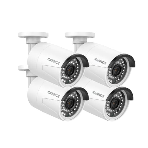 SANNCE Ultra HD Säkerhetskamera, 5MP Upplösning, 30m Nattseende,I91FQ04