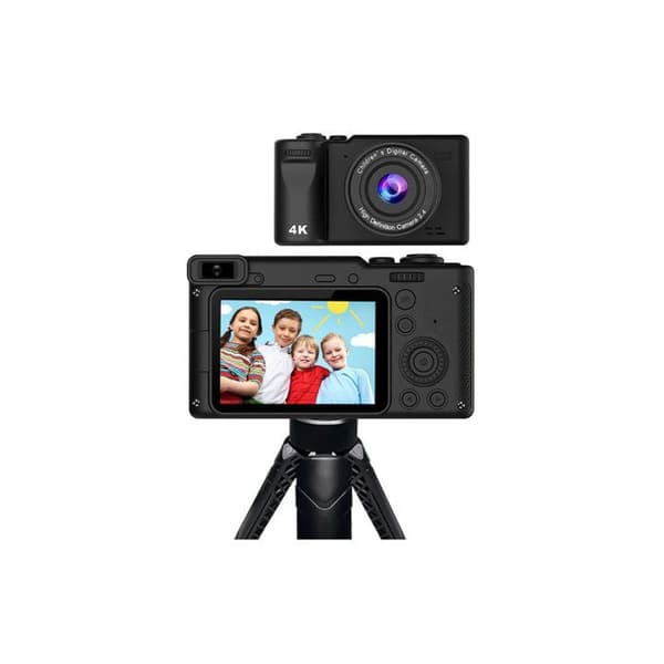 Digital kamera Insteen 50 MP Video 4K med stativ svart