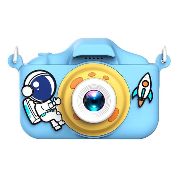 Digitalfotokamera för barn Dubbelobjektiv Astro HD-kvalitet Blå