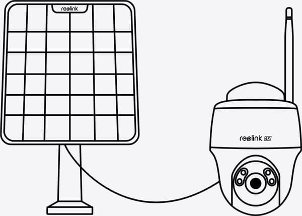 Reolink IP-kamera ARGUS PT 5MP TYP-C svart Batteridriven