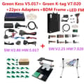 Pikkukuva 2 / 2: Kess Ksuite V25017, vihreä PCB-kortti, rajoittamaton online-ohjelmointi, kess kT-22PCS LED FM
