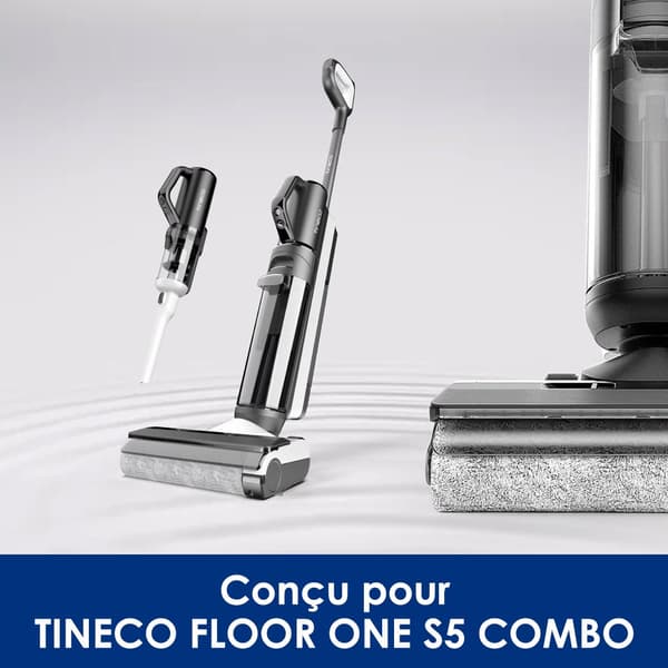 Tineco Floor One S5 Combo, Udskiftningsbørste og Hepa Sæt, Trådløs Våd Tør Støvsuger, Hepa Samling, Børsterulle