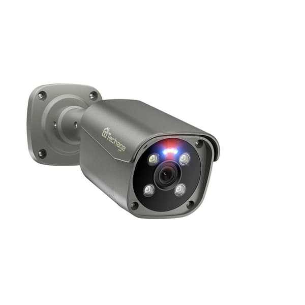 Ultra HD PoE AI Kamera, 8MP Ansigtsgenkendelse, To-vejs Lyd,DC 12V 4K AI Kamera, 3,6 mm
