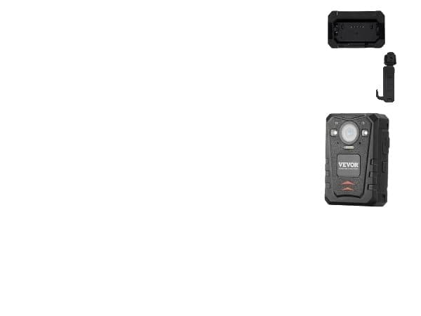 VEVOR Kroppskamera, 1440P Video, 34MP Bilder, Lång Batteritid,3500mAh 64GB