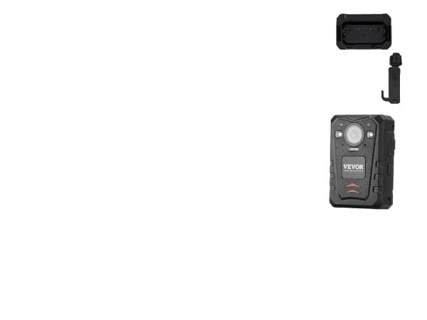 VEVOR Kroppskamera, 1440P Video, 34MP Bilder, Lång Batteritid,3500mAh 128GB