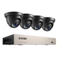 Miniatyrbillede 1 af 2: Videoovervågningssystem, 1080p opløsning, 8CH DVR, , 8CH DVR x 4 Cameras, None