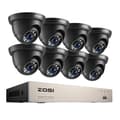 Pikkukuva 1 / 2: Videoseurantajärjestelmä, 1080p resoluutio, 8-kanavainen DVR, , 8CH DVR x 8 Cameras, None