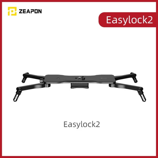Kamera Skinne Slider, Aluminiumslegering, Letvægt, Easylock2 Kun