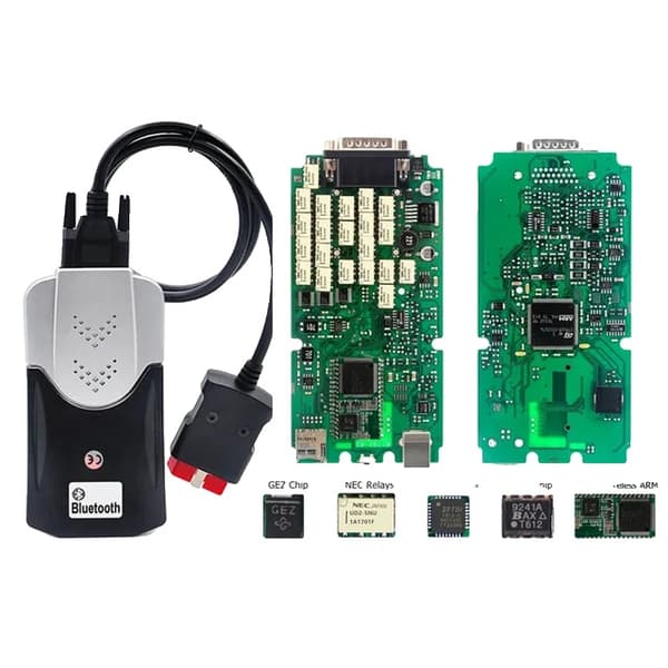 OBD2 Diagnostisk Værktøj, Bluetooth Forbindelse, NEC Relæ Teknologi, BT43 VD Shell