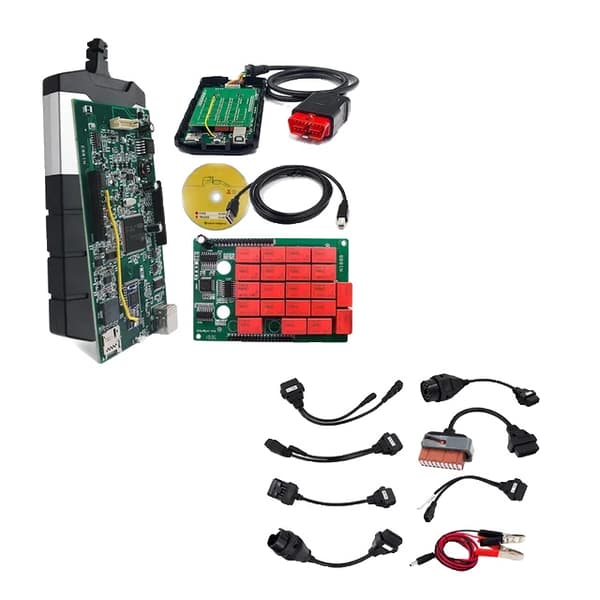 OBD2 Scanner, Nyeste 2021 Version, Understøtter Flere Bil- og Lastbilmodeller, Type 1 Bil Kabel