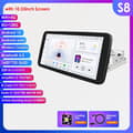 Miniatyrbillede 2 af 2: Bil Multimedieafspiller, 360 graders roterbar, Carplay hovedenhed, 10,33 tommer S8