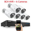 Miniatyrbillede 2 af 2: CCTV Sikkerhedssystem, 5MP NVR, Udendørs Vandtætte Kameraer, , 6pcs cameras, None