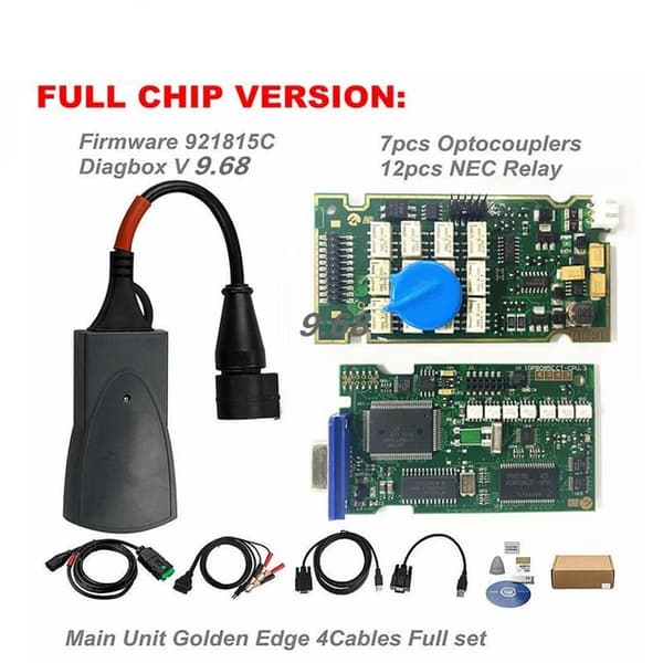 OBD2 Scanner, Fuldt Chip, Diagnoseværktøj, Full Chip