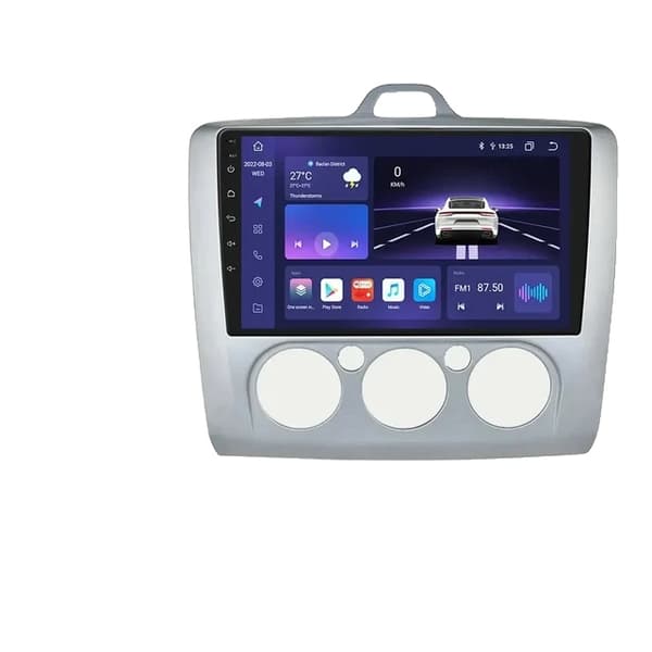 Bilradio, 4G-Lte-forbindelse, Android 12 Gps-navigation, S4 Sølv
