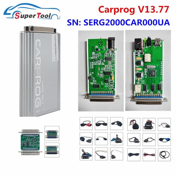 Carprog V1377, Online ECU Tuning, Airbag Nulstilling, Carprog V1377 Sæt