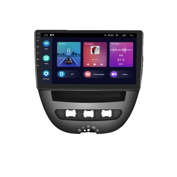 Android bil stereo, GPS navigation, Carplay integration, 2 32G med Carplay