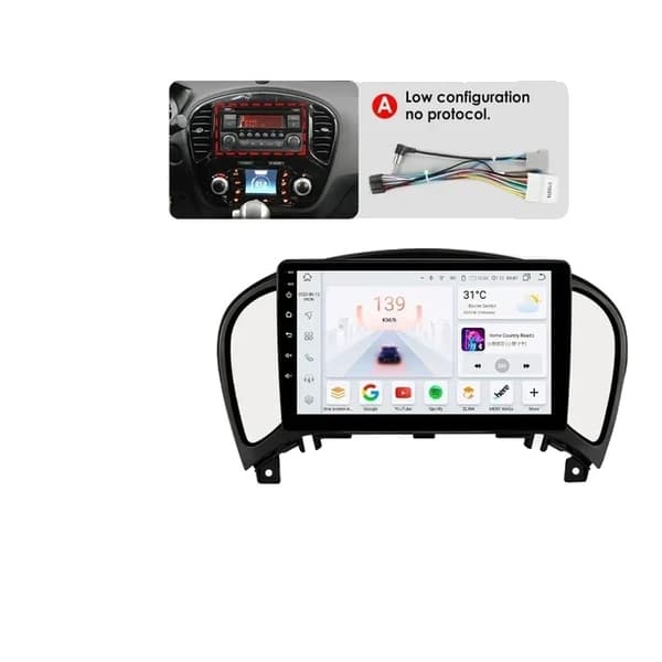 Bilradio, Android 12, Carplay, S4-4G 32G-8cores-4GA