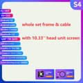 Miniatyrbillede 2 af 2: Bil Multimedia Afspiller, Pro AI Stemme, Navigation GPS, 10,33 tommer S4