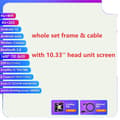 Miniatyrbillede 1 af 2: Bil Multimedia Afspiller, Pro AI Stemme, Navigation GPS, 10,33 tommer S4