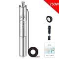 Miniatyrbillede 2 af 2: Solcelle Vandpumpe, 750W Effekt, Indbygget Kontroller, 3SP2-100-D4860-750BI