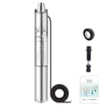 Miniatyrbillede 1 af 2: Solcelle Vandpumpe, 750W Effekt, Indbygget Kontroller, 3SP2-100-D4860-750BI