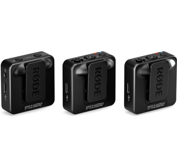 Rode trådlös mikrofon Wireless GO Gen 3, svart