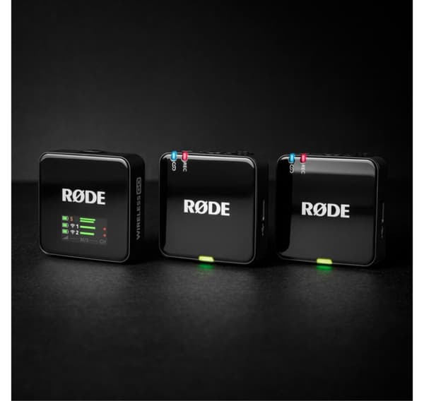 Rode trådlös mikrofon Wireless GO Gen 3, svart