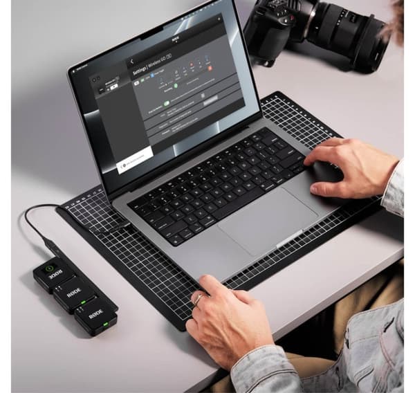 Rode trådlös mikrofon Wireless GO Gen 3, svart