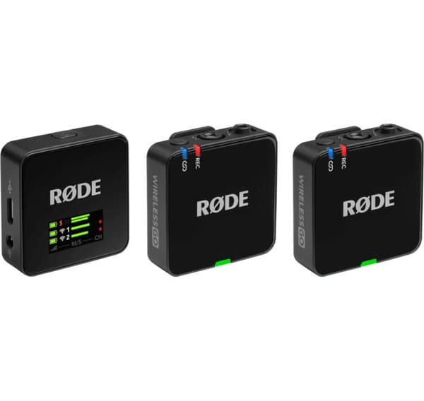Rode trådlös mikrofon Wireless GO Gen 3, svart