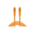 Miniatyrbild 1 av 3: Tether Tools kabel USB-C - USB-C TetherPro Optima 10G 3m, orange