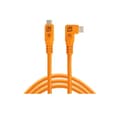 Miniatyrbild 1 av 3: Tether Tools-kabel USB-C - USB-C TetherPro Optima 10G rät vinkel 1,8m, orange