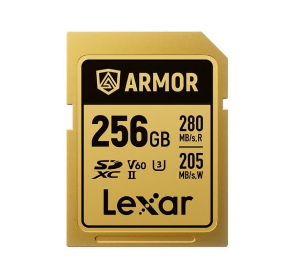 Lexar minneskort SDXC 256GB Armor Gold UHS-II U3
