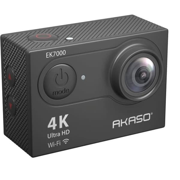 AKASO vattentät 4k WiFi-sportkamera - Action Cam 30fps - 170° vidvinkel LCD-skärm
