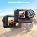 Miniatyrbild 3 av 4: Sportkamera 4K60FPS 20MP WiFi Vattentät med SuperSmooth Stabilisering, Pekskärm, 150° Vidvinkel, 2 Batterier