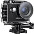 Miniatyrbild 1 av 4: Dragon Touch Sportkamera 4K 30FPS 20MP Actionkamera Vattentålig WiFi Vidvinkel 170° med Ultra HD 2 Tum Skärm, Fjärrkontroll