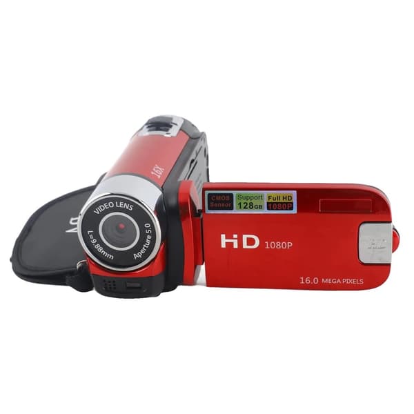Digital kamera videoinspelare, 1080P Full-HD, 5-6 miljoner pixlar, kompakt design,EU-kontakt 02
