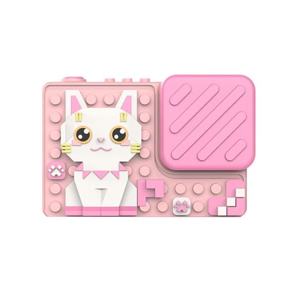 Digital Kattkamera för Barn 18MP med Mini-Spel och Filter Rosa