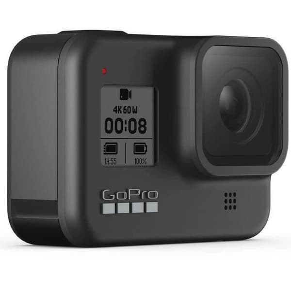 GoPro HERO 8 sportkamera - Svart - Vattentät - 4K - 12,0 MP - Trådlöst LAN- USED