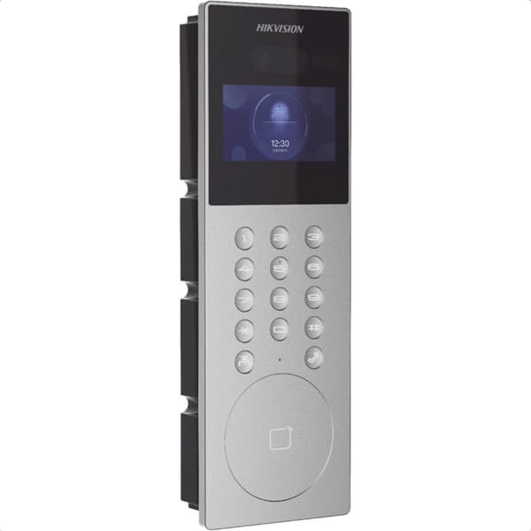 VIDEOINTERFON IP CU RECUNOASTERE FACIALA, "DS-KD9203-E6" (timbru verde 0.8 lei)