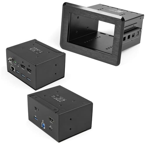 CONFERENCE TABLE BOX W/DOCKING/CONNECTIVITY BOX W/ LAPTOP DOCKI