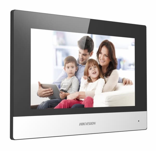 MONITOR videointerfon modular HIKVISION, ecran LCD 7" color cu touch screeen, rezolutie ecran 1024 x 600, Wi-Fi 802.11b/g/n, "DS-KH6320-WTE1/EU" (timb